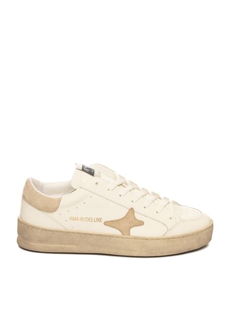 Sneaker slam 4071 bianco/beige AMA BRAND DELUXE | 4071SLAM-BIA/BEIGE
